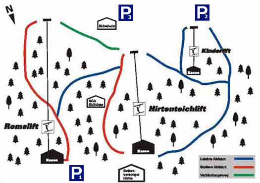 Übersichtsplan Skizentrum Hirtenteich